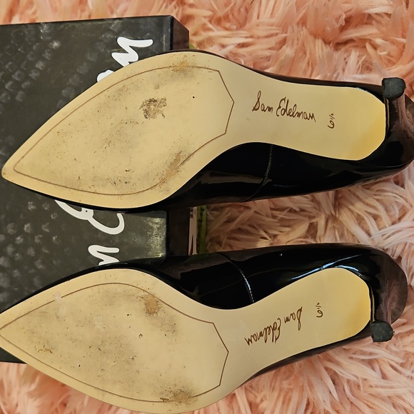Sam Edelman Hazel Pump In Black Patent Leather. Size 6½ - Picture 4 of 6